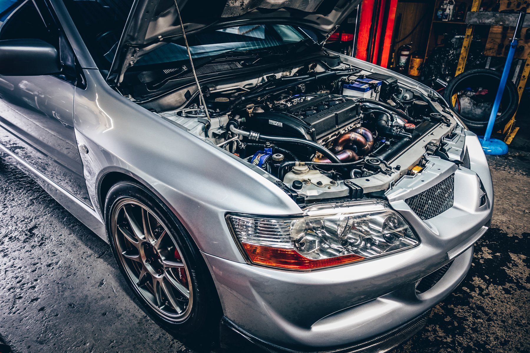 Mercedes CLA AMG at Workshop
